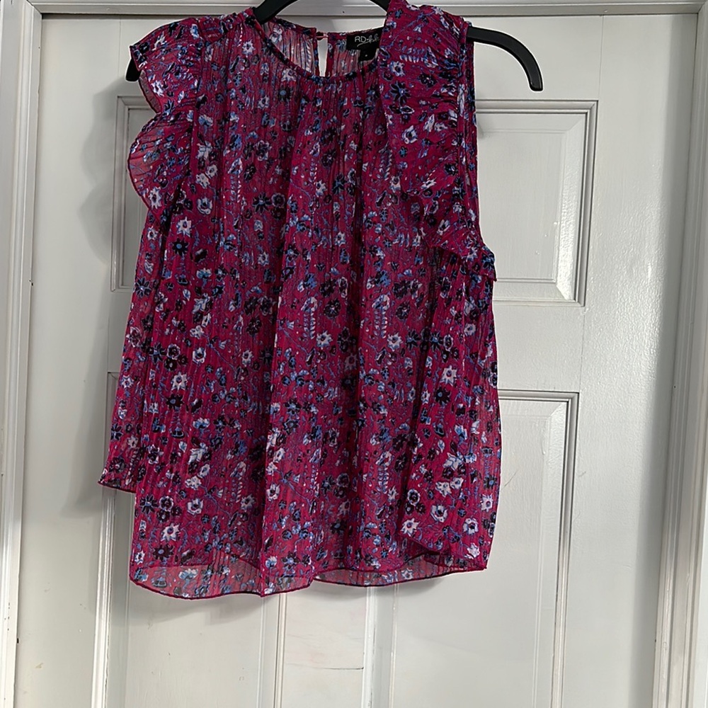 RD & koko Floral Sleeveless Blouse - Pink